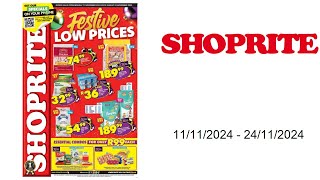 Shoprite specials ZA  11112024  24112024 [upl. by Aikram]