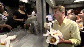 Jack McBrayer amp Triumph Visit Chicagos Weiners Circle  CONAN on TBS [upl. by Anomar]