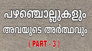 പഴഞ്ചൊല്ലുകളും അവയുടെ അർത്ഥവും Malayalam proverbs and their meanings [upl. by Danieu]