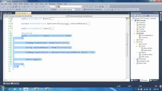 MVC 3 C Get List Box Values [upl. by Naik114]