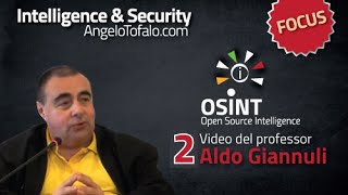 Open Source Intelligence Professor Aldo Giannuli  la Stampa ed il Web [upl. by Aihsenot]