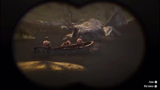 Red Dead Redemption 2 Murfree Dumping Bodys In The Elysian Pool [upl. by Keating]