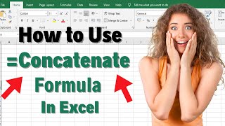 How to use the Concatenate function in Excel  Concatenate Excel Tutorial [upl. by Lola]