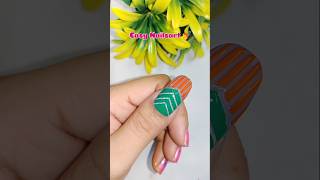 Easy Nailsart designs at home 💅✨nailart shorts explorewithriya nails [upl. by Alyakcim41]