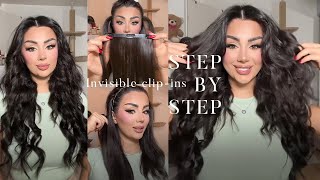 Best clip in hair extensions  invisible clip ins [upl. by Avan]