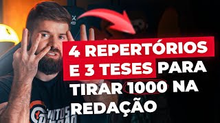 4 REPERTÓRIOS E 3 ARGUMENTOS CORINGAS PARA A SUA REDAÇÃO DO ENEM [upl. by Atem]