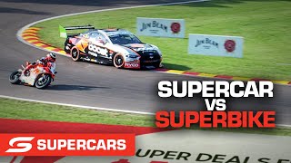 Supercar races against Superbike  Supercars 2021 [upl. by Genie365]