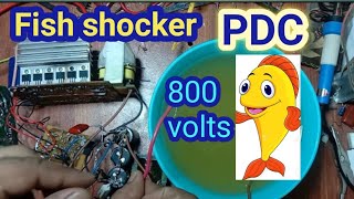 how to make 12 v to 800 v inverter fish shocker [upl. by Lidah]