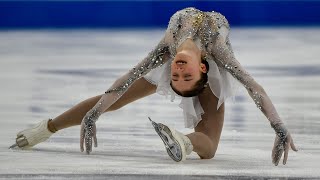 14yearold Isabeau Levito slays audience places 4th in short program at US Championships [upl. by Emanuele]