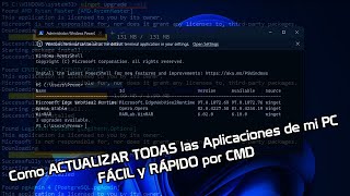 ✅ Como ACTUALIZAR TODAS las Aplicaciones de mi PC FÁCIL y RÁPIDO por CMD [upl. by Adorne196]