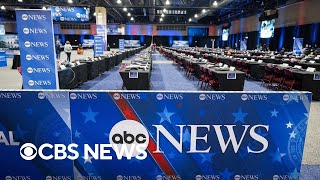 Inside the spin room ahead of HarrisTrump presidential debate  full coverage [upl. by Ayanat965]