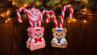 Hama beads Oso Cotillon [upl. by Joiner]