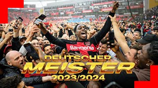 Deutscher Meister Bayer 04 Letzte Sekunden Platzsturm WIR SIND MEISTER [upl. by Eylsel654]