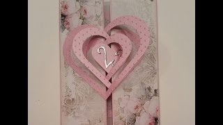 Intricate Interlocking Gatefold Card  Tutorial [upl. by Debby]