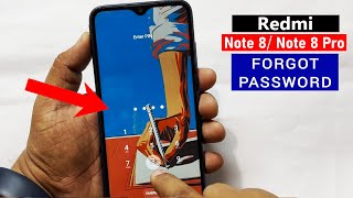 Screen Unlock or Hard Reset  Redmi Note 8 Note 8 Pro  with Easy Trick [upl. by Aidam]