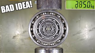 Crushing Dangerous Steel Parts with Hydraulic Press Compilation VOL 1 [upl. by Coulombe]