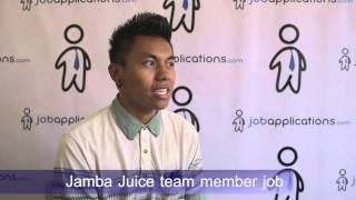 Jamba Juice Interview  Team Member [upl. by Dwinnell]