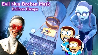 Evil Nun The Broken Mask Balloon Escape  Shiva and Kanzo Gameplay [upl. by Lleon712]