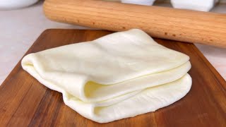 Recette 1 Ingrédient  Remplacer la Pâte Feuilletée  SANS FARINE NI OEUFS NI GLUTEN [upl. by Rdnaskela]