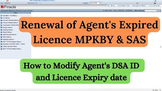 How to Renew Agents Expired Licence  MPKBY and SAS Agent [upl. by Kcirret]