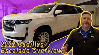 2022 Cadillac Escalade Premium Luxury ESV Overview  Smail Cadillac [upl. by Elletnahs]