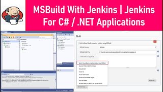 MSBuild With Jenkins  Jenkins For C  NET Applications  Thetips4you [upl. by Keever871]