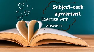 SubjectVerb Agreement Practice Exercises with Answers [upl. by Suiddaht]