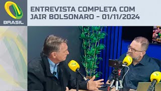 Entrevista completa com Jair Bolsonaro  01112024 [upl. by Kcor]