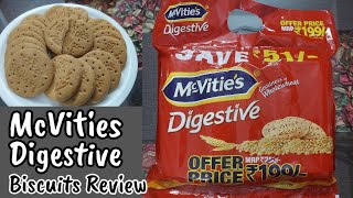 McVities Digestive High Fibre Biscuits Review in Hindi  Rs 143 per KG  Vegfoodz Biscuits Review [upl. by Naz]