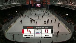 Union vs RPI Mens Hockey 102524 [upl. by Atahs]