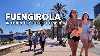 Fuengirola Spain Wonderful Town April 2024 Update Costa del Sol  Málaga 4K [upl. by Ellenwad]