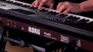 Korg Pa4X Arranger Workstation Keyboard  Performance with Steve McNally [upl. by Gilud]