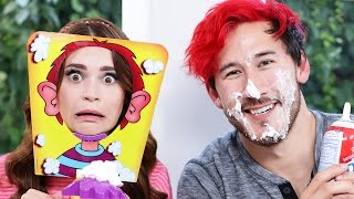 PIE FACE CHALLENGE ft Markiplier [upl. by Korrie]