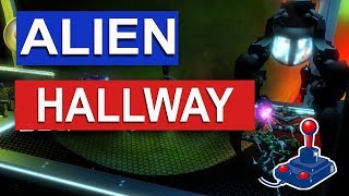 Alien Hallway Game [upl. by Ahsyekal]