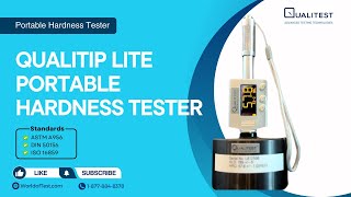 QUALITIP LITE Portable Hardness Test  Qualitest [upl. by Bobseine543]