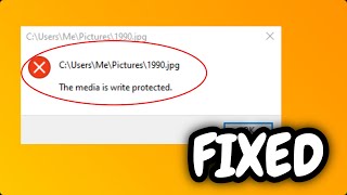 FIXED quotThis media is write protectedquot error In windows 1011 [upl. by Plusch406]