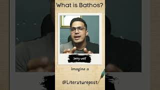 What is Bathos in English Literature  literary device  Literature post  shorts [upl. by Frohman]