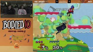 NSE  Maher Marth vs Rich Falco  Singles  Div 1 Winners Quarterfinal  Bodied 10 [upl. by Akiemehs158]