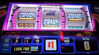 10 Jeopardy Bonus and Full Screen Mummy at Bellagio Las Vegas ad slots [upl. by Fermin]