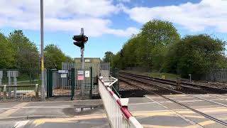 Allens West Station Level Crossing County Durham Friday 19042024 [upl. by Moore267]