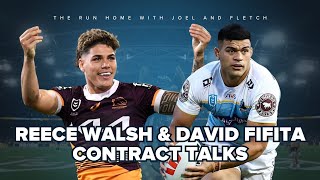 NRL  Reece Walsh contract and injury news amp will David Fifita leave the Titans [upl. by Anwahsed]