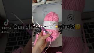 Will it crochet🩷 chatgpt crochet ai [upl. by Tjon450]