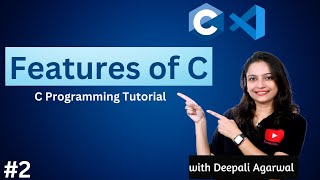 Features amp Applications of C  C Programming Tutorial 2 cprogramming [upl. by Talmud]