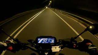 Chill Night Ride POV Yamaha MT125 2022 [upl. by Namor]