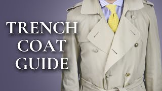 Trench Coat Guide  How To Wear amp Buy A Burberry or Aquascutum Trenchcoat [upl. by Luise960]