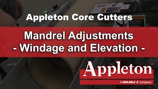 Mandrel adjustments  Windage and Elevation [upl. by Nrehtak]