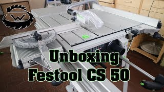 Festool CS 50EB Set  UNBOXING [upl. by Enrahs554]