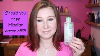 Micellar Water  Should you rinse it off [upl. by Coward]