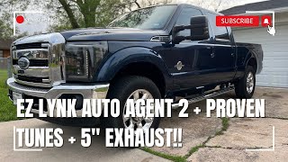 67 Powerstroke Muffler DELETE EZ Lynk Proven Tunes 5quot exhaust and more [upl. by Nahtnoj]