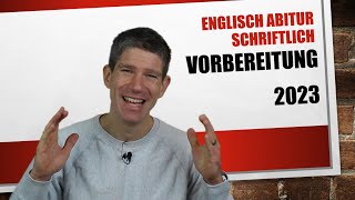 Abitur Englisch 2023  das OFFIZIELLE VIDEO zur Vorbereitung🙂 [upl. by Aurie]